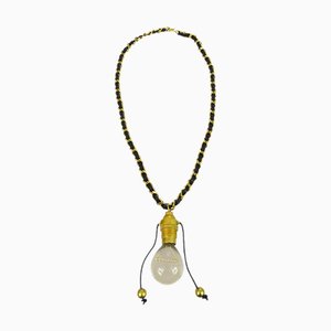 CHANEL Glühbirne Halskette mit Goldkette 94P 140713