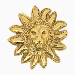 Goldene Löwenbrosche von Chanel