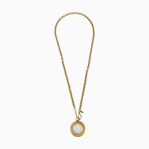 CHANEL Medaillon Goldkette Lupenkette 3083/29 78646