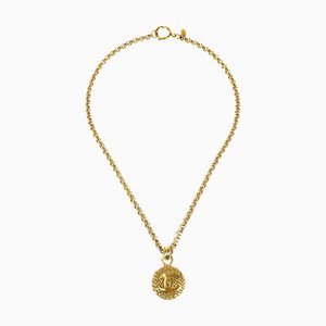 CHANEL Medaillon Halskette mit Goldkette 3065/29 68950