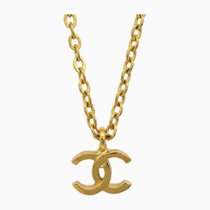 CC Halskette mit Kettenanhänger in Gold von Chanel