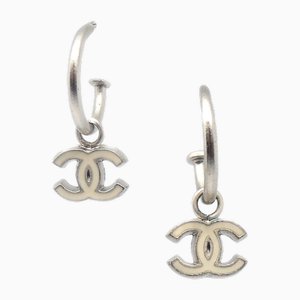 Piercing Earrings in Silver from Chanel, Set of 2
