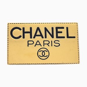 Broche Placa CHANEL Dorado 03496