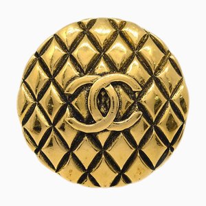 Broche CHANEL acolchado Dorado 25 123238