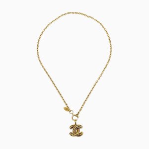CHANEL Quilted CC Chain Necklace 3858 03719