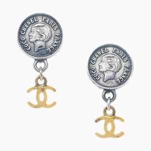 Orecchini pendenti Chanel in argento 95P 123223, set di 2