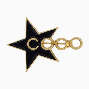 Star Coco Brooch Pin in Black from Chanel