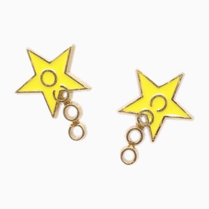 Star Piercing Earrings from Chanel, Set of 2