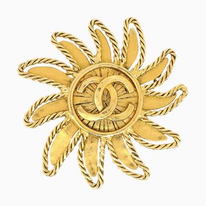 CHANEL Broche Soleil Or 94A 04335