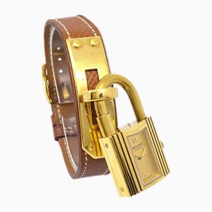 Gold Kelly Watch from Hermes