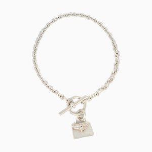 HERMES Amulet Kelly Chain Bracelet Silver Ag925 122750