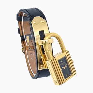 HERMES Kelly Watch Black Swift 112350