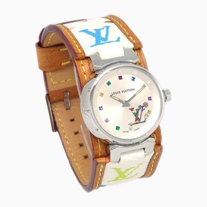 Tambour Uhr mit Monogramm von Louis Vuitton