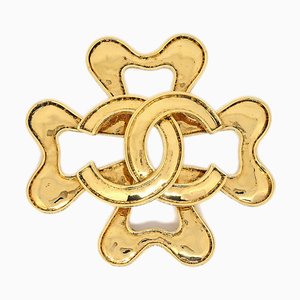 Clover Brooch in Gold from Chanel, 1994