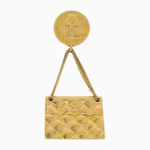 Bag Brooch Pin in Gold from Chanel