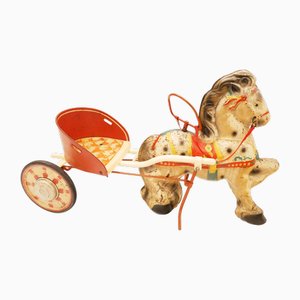 Giocattolo a pedale Pony Express vintage di Mobo Toys, Inghilterra, anni '50