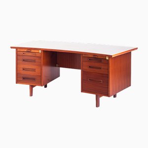 Bureau Mid-Century avec Tiroirs et Plateaux, 1960s