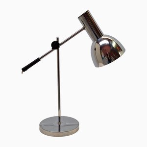 Lámpara de escritorio ajustable era espacial de cromo de Fischer Leuchten