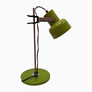 Lámpara de escritorio ajustable verde de la era espacial