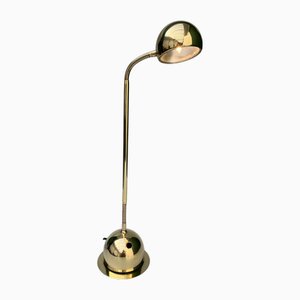 Flexible and Adjustable Brass Halogen Table Lamp from Fischer Leuchten, Germany