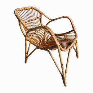 Mid-Century Stuhl aus Bambus, 1960er
