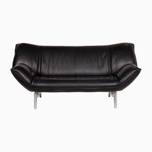 Schwarzes Tango Sofa aus Leder von Leolux