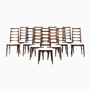 Dining Chairs in Rosewood by Niels Kofoed, 1961, Set of 12