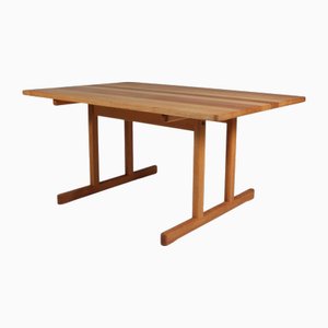 Mesa de comedor Shaker modelo 6286 atribuida a Børge Mogensen para Fredericia, Dinamarca, años 70