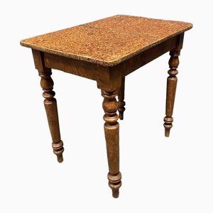 Table Vintage Peinte en Marron