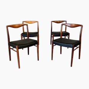 Danish Rosewood Dining Chairs by Kai Lyngfeldt Larsen, Set of 4