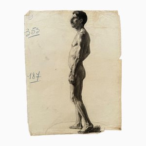 Berger Dit Lheureux Biloul, Desnudo académico, Carbón, siglo XX