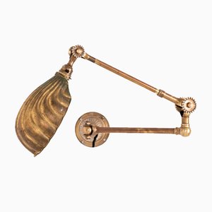 Machinist Wandlampe aus Messing von Dugdills