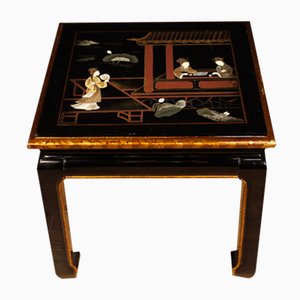 French Chinoiserie Wooden Coffee Table, 1960s