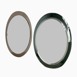 Oval Mirrors, 1970s, Set of 2