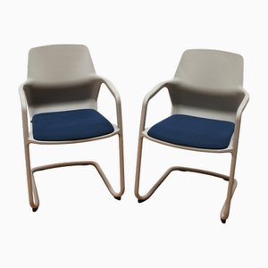 Metrick Office Armchairs by Wilk from Wilkhahn, Set of 2