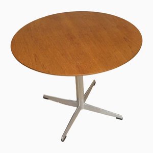 Teak Beistelltisch Mod 1066 von Arne Jacobsen für Fritz Hansen, Dänisch, 1960er