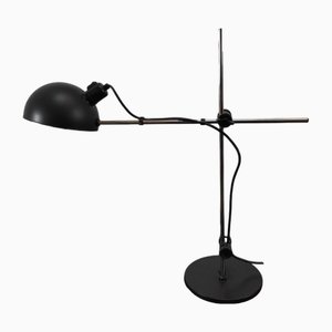 Schwarze Vintage Schreibtischlampe aus Stahl, 1960er