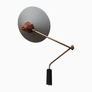 Mid-Century Swing Arm Wall Lamp from Van Doorn