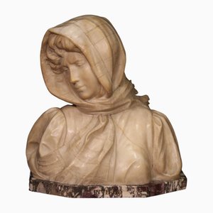 Artiste, Italie, Sculpture Figurative, 1930, Albâtre