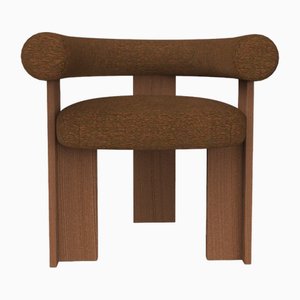Collector Modern Cassette Chair in Chocolate Fabric by Alter Ego