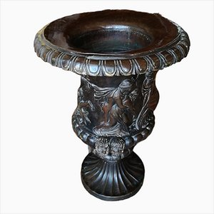 Bronze Vasen, 19. Jh., 2er Set