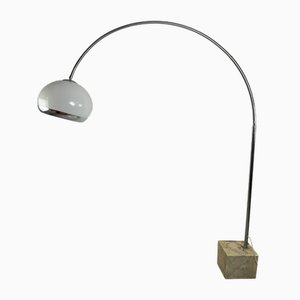 Mid-Century Arched Floor Lamp from Harvey Guzzini, 1970s