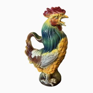 Vintage Rooster Pitcher in Ceramic