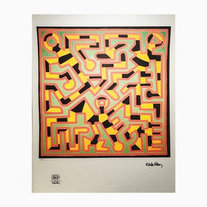 Keith Haring, Composición, Litografía, años 90