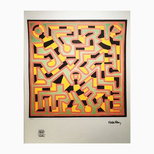 Keith Haring, Composition, Lithograph, 1990s