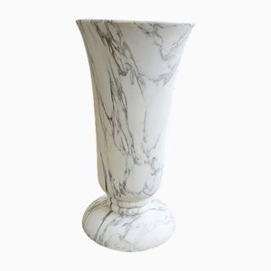 Vintage Carrara Marble Vase, 1960