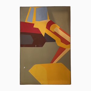 Abstract Composition, 1960s, Canvas Painting