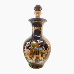 Lámpara Kutani vintage de cerámica