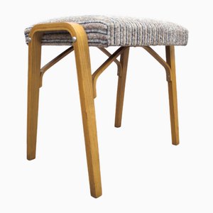 Tabouret Mid-Century en Bois Courbé par Ludvík Volák pour Dřevopodnik Holešov, 1960s