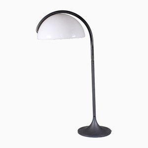 Black and White Floor Lamp by Elio Martinelli for Martinelli Luce